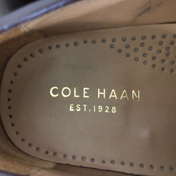 Cole Haan Grand.OS Mens Split Side Brown Leather Slip-On Loafer Size 11M Office - Picture 4 of 15